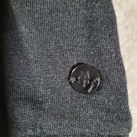 Marc O'Polo Womens Asymmetric Zip Long Sleeve Solid Black Sweatshirt Size Large - Picture 5 of 13